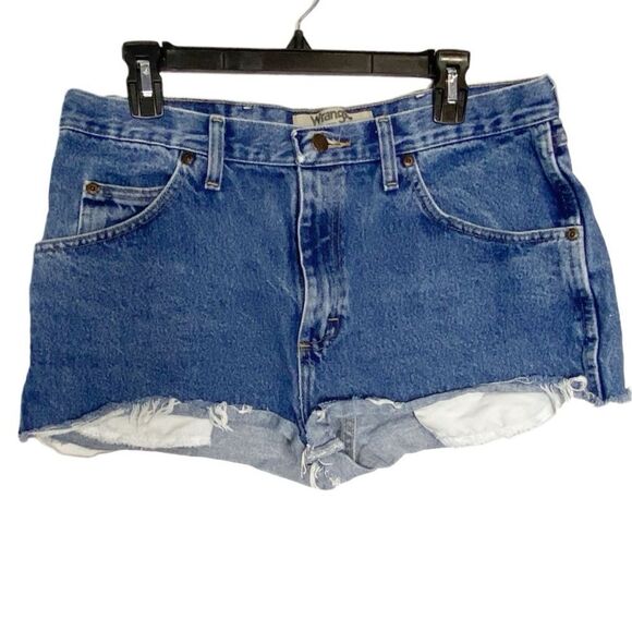 WRANGLER Cut Off High Waisted Denim Shorts W35 - Picture 1 of 7